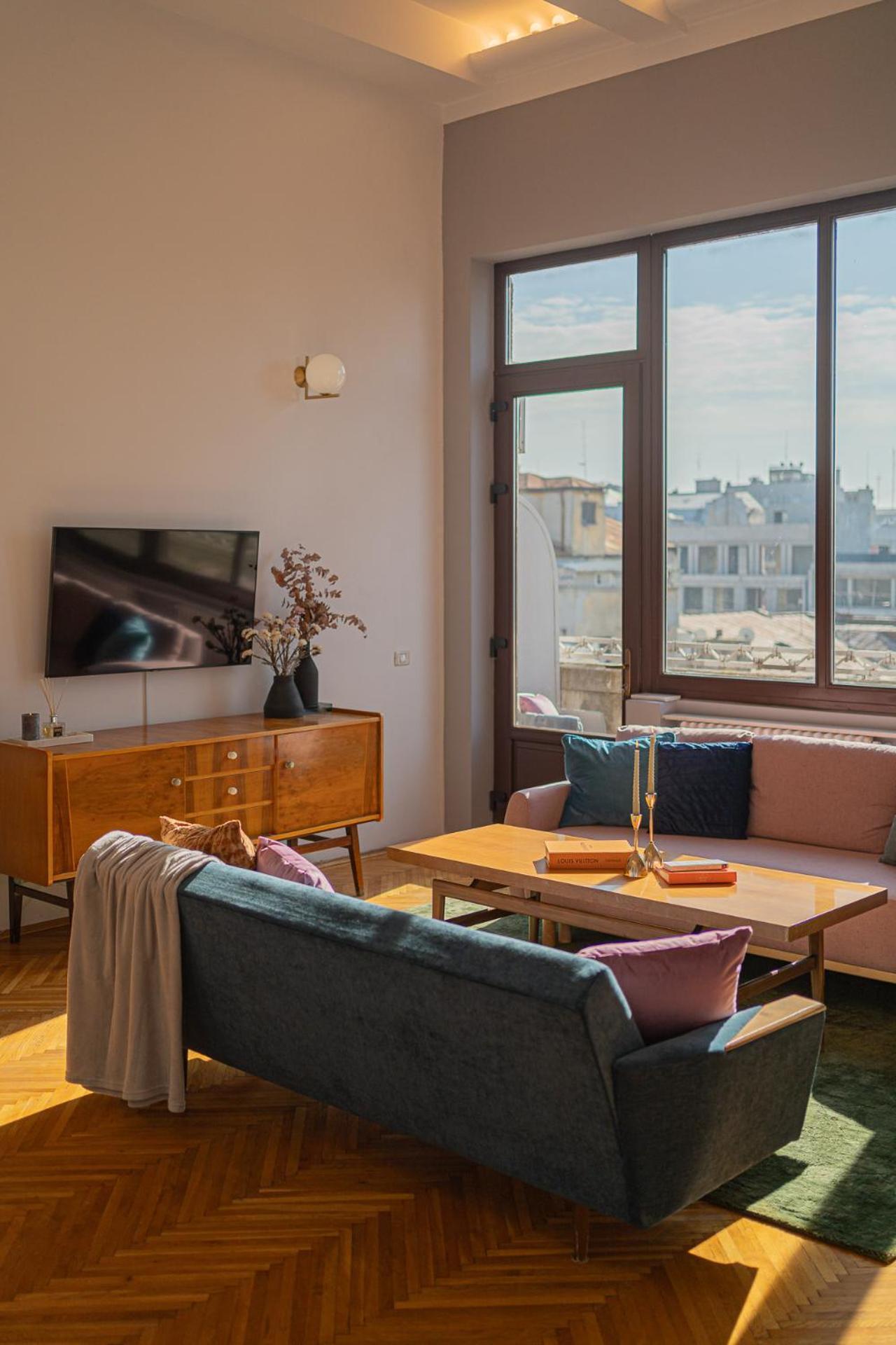 Appartamento Spacious 3br Atrium Penthouse, Balcony, Cismigiu Bucarest